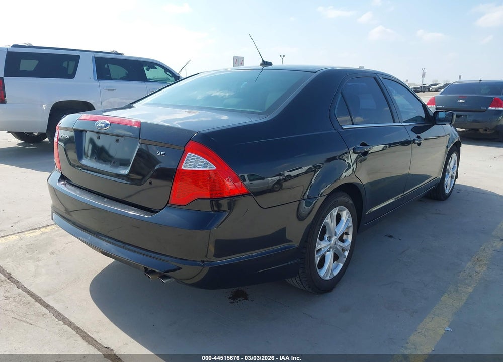 2012 FORD FUSION SE VIN: 3FAHP0HA5CR258505