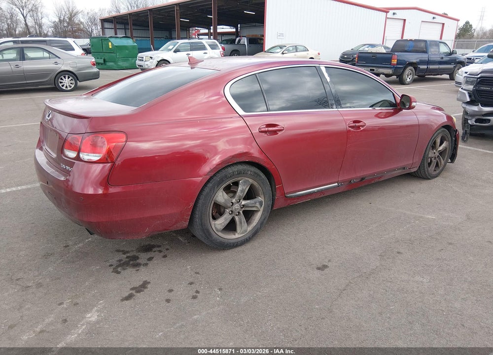 2008 LEXUS GS 350 VIN: JTHBE96S480041698