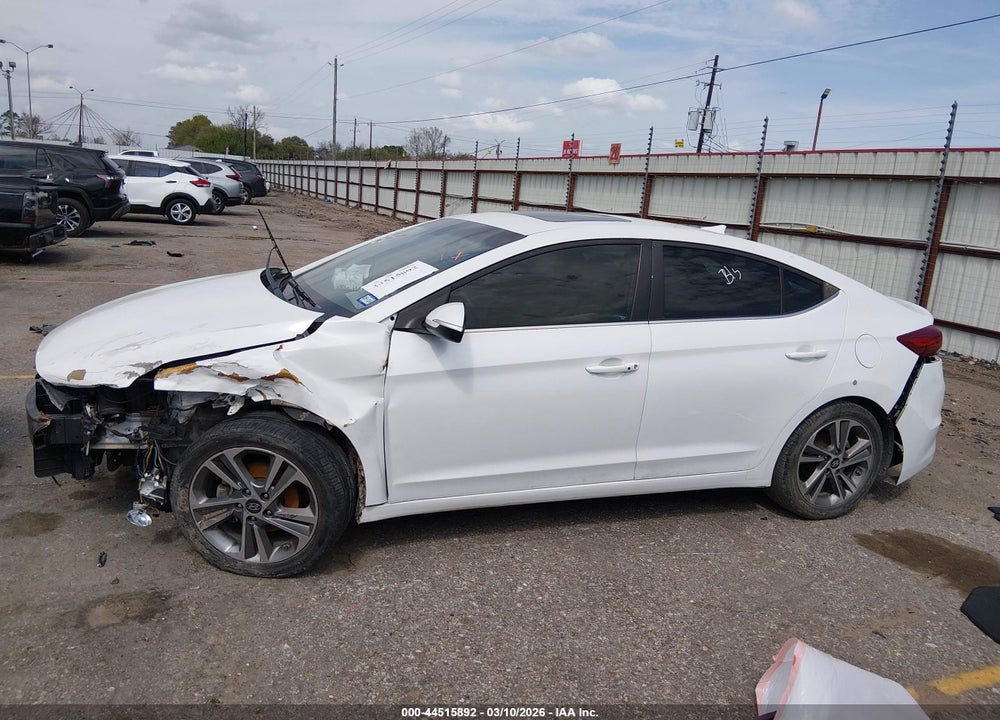 2018 HYUNDAI ELANTRA LIMITED VIN: 5NPD84LFXJH286672