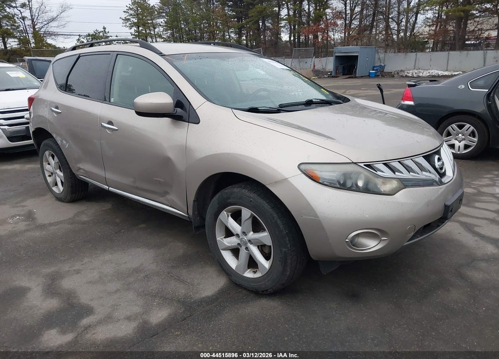 2009 NISSAN MURANO SL VIN: JN8AZ18W99W154391