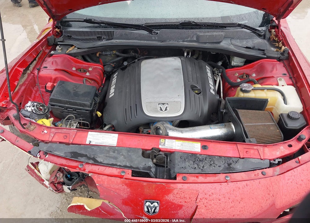 2008 DODGE CHARGER R/T VIN: 2B3KA53H18H201838