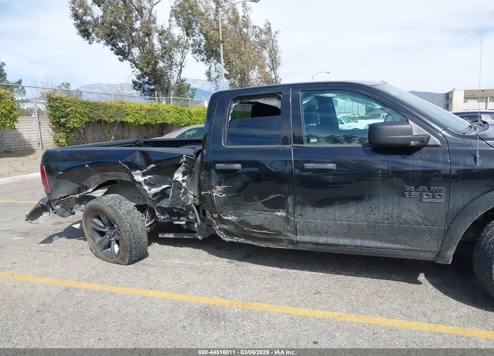 2021 RAM 1500 CLASSIC WARLOCK  4X2 6'4 BOX VIN: 1C6RR6GG6MS529411