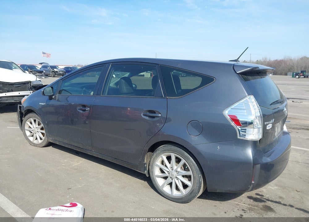 2012 TOYOTA PRIUS V FIVE VIN: JTDZN3EU1C3124934