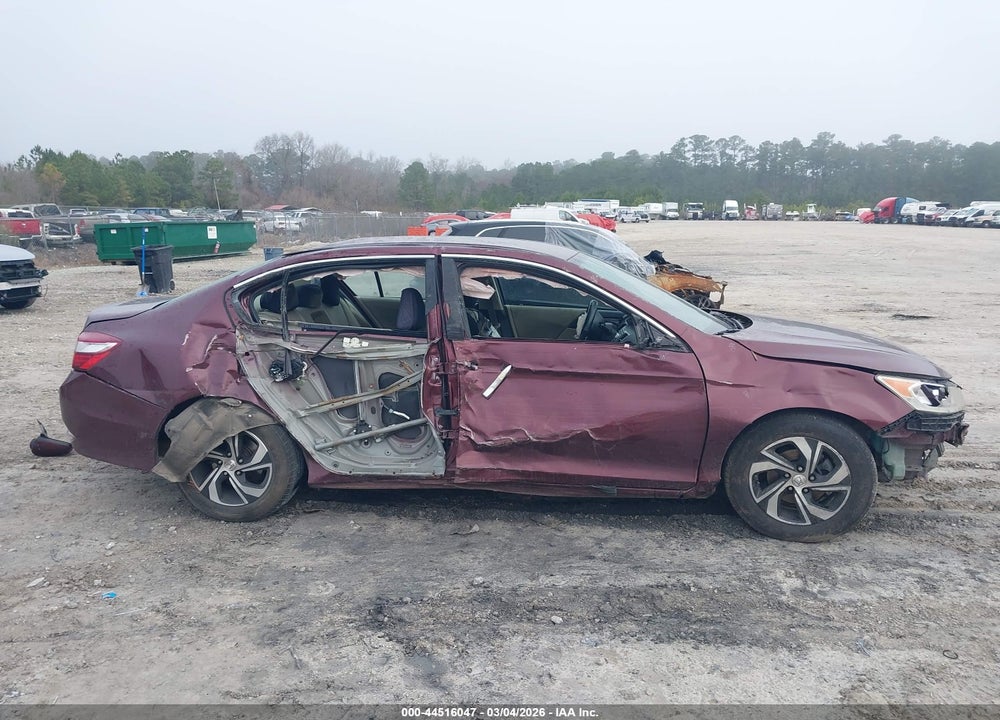 2016 HONDA ACCORD LX VIN: 1HGCR2F33GA110417