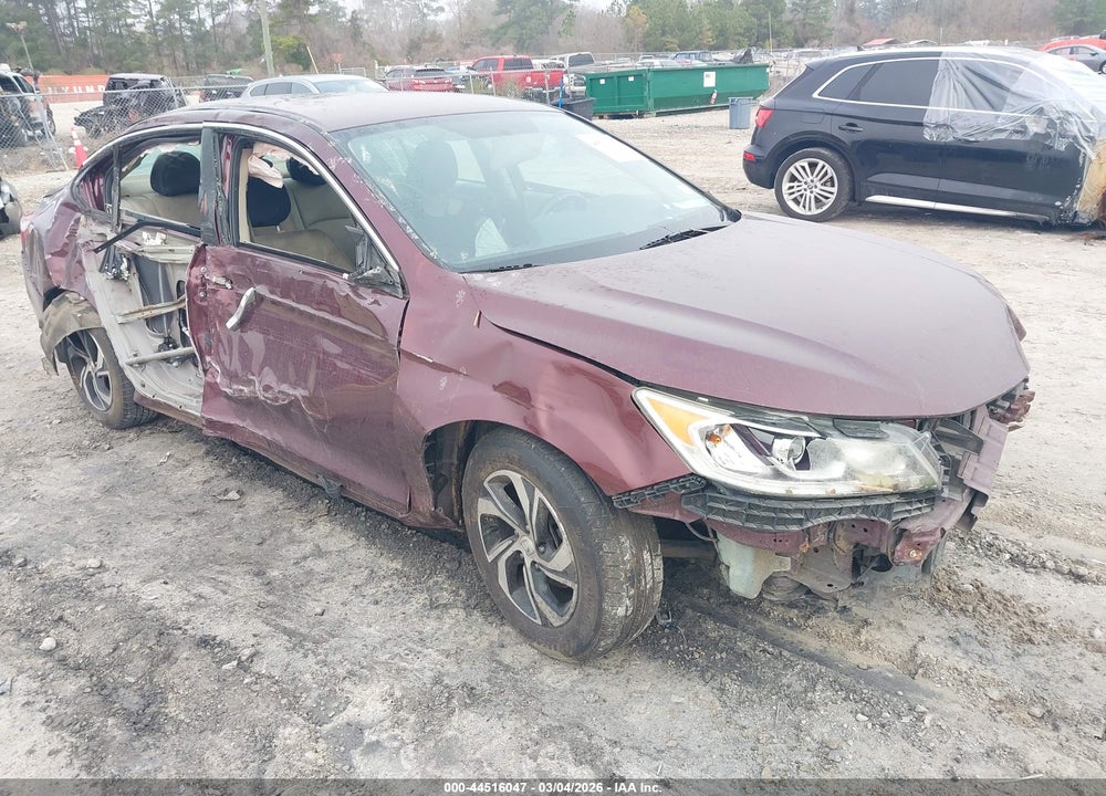2016 HONDA ACCORD LX VIN: 1HGCR2F33GA110417