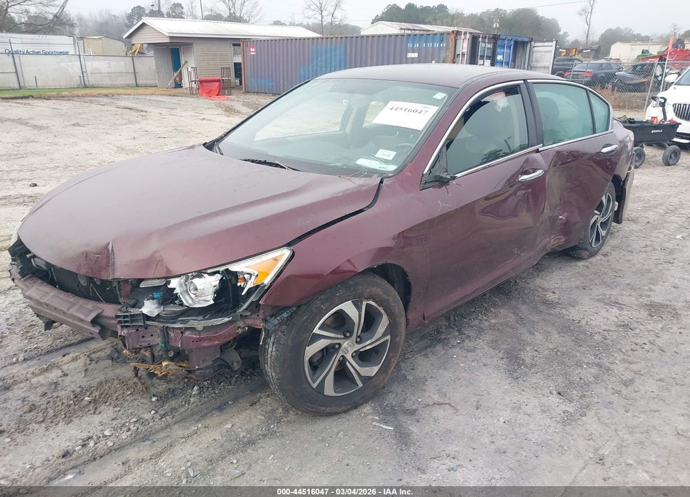 2016 HONDA ACCORD LX VIN: 1HGCR2F33GA110417