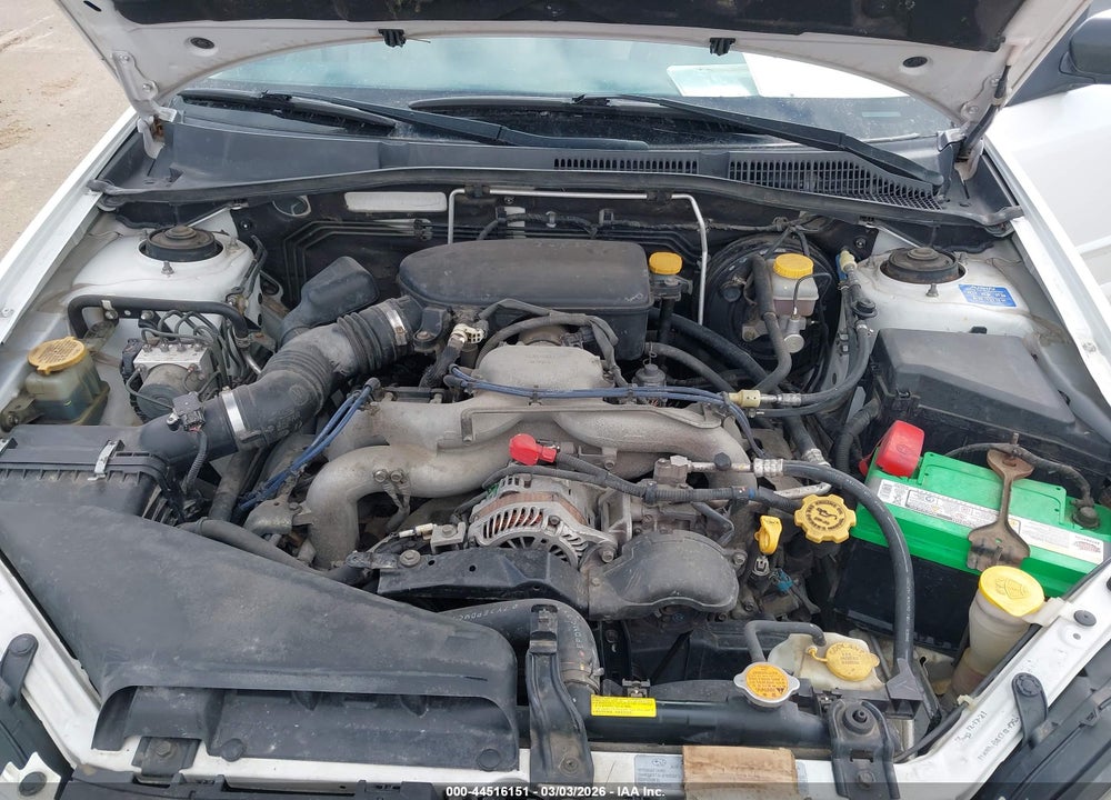 2008 SUBARU OUTBACK 2.5I VIN: 4S4BP61C286356387