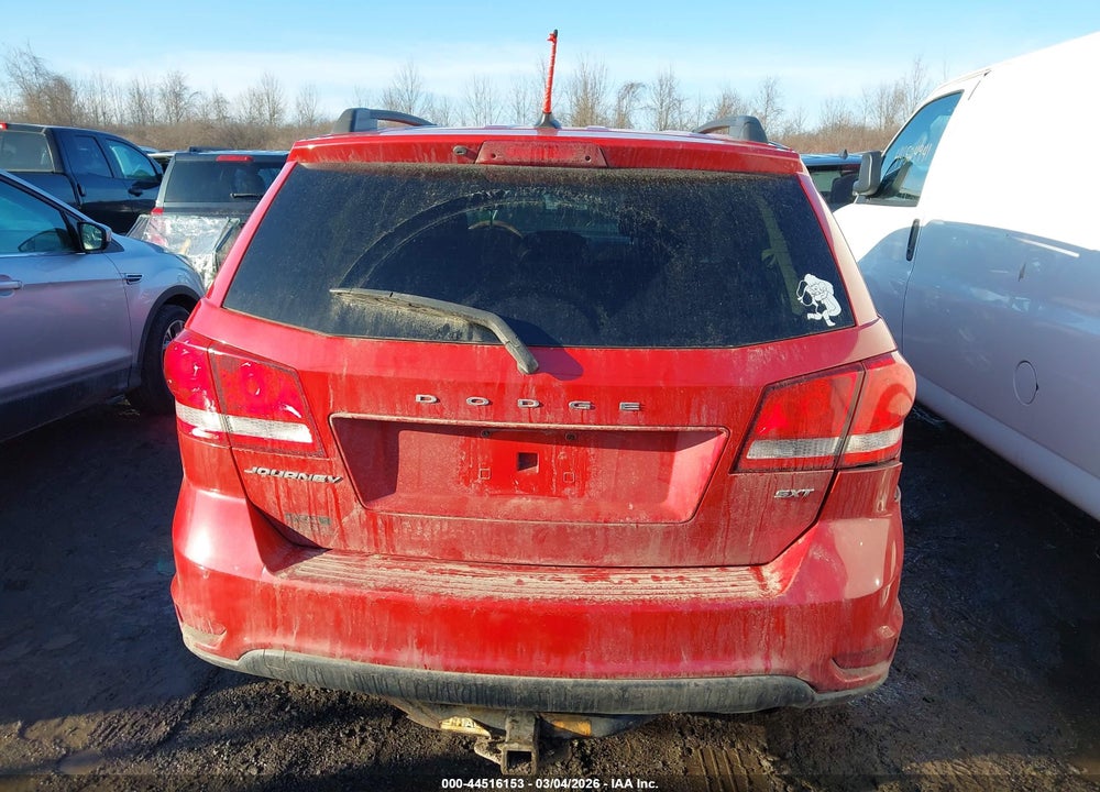 2016 DODGE JOURNEY SXT VIN: 3C4PDCBB2GT198483