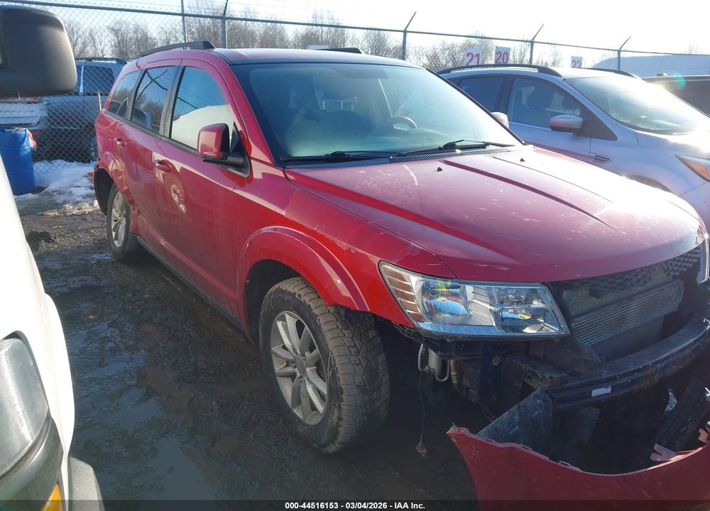2016 DODGE JOURNEY SXT VIN: 3C4PDCBB2GT198483