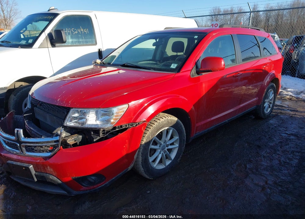2016 DODGE JOURNEY SXT VIN: 3C4PDCBB2GT198483