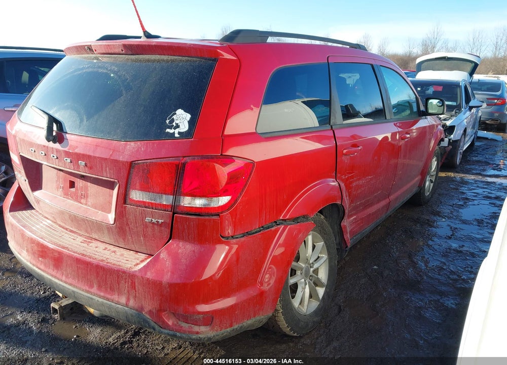 2016 DODGE JOURNEY SXT VIN: 3C4PDCBB2GT198483