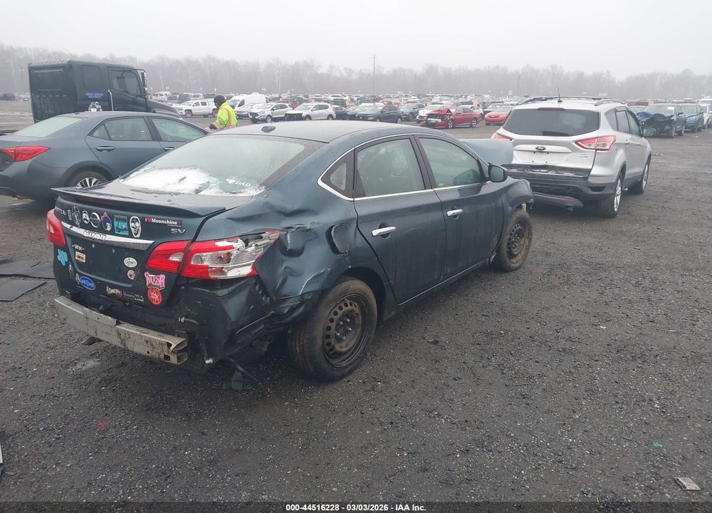 2016 NISSAN SENTRA SV VIN: 3N1AB7AP3GY236051