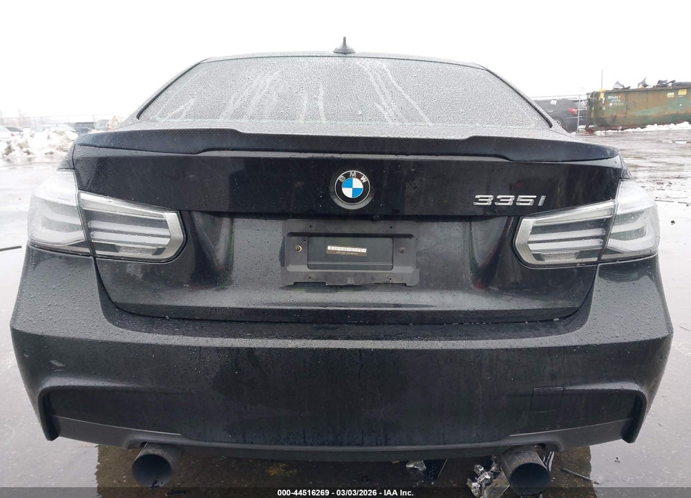 2014 BMW 335I XDRIVE VIN: WBA3B9G53ENR91943