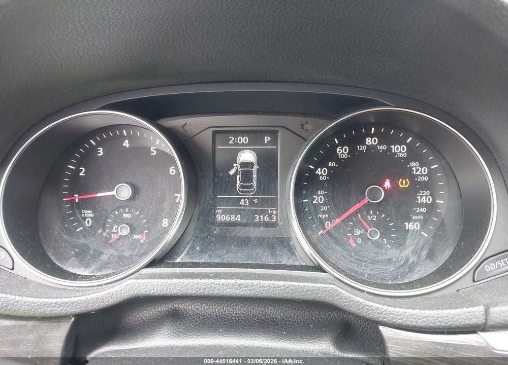 2018 VOLKSWAGEN PASSAT 2.0T SE VIN: 1VWBA7A34JC022233