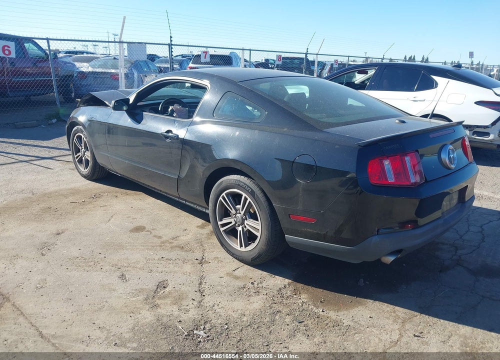 2012 FORD MUSTANG V6 PREMIUM VIN: 1ZVBP8AM2C5226890