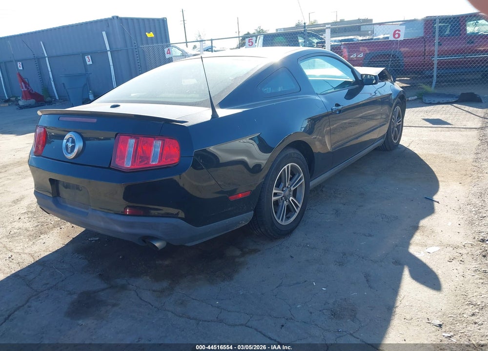 2012 FORD MUSTANG V6 PREMIUM VIN: 1ZVBP8AM2C5226890