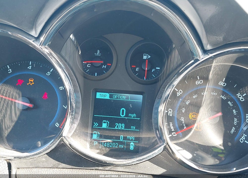 2014 CHEVROLET CRUZE 2LT AUTO VIN: 1G1PE5SB0E7265066