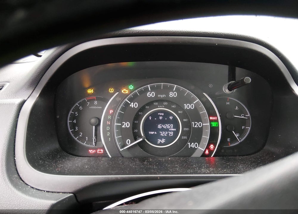 2014 HONDA CR-V EX-L VIN: 2HKRM4H74EH691581