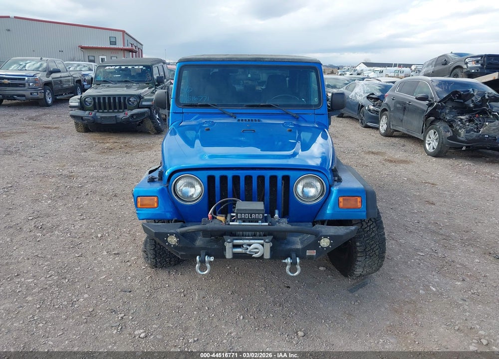 2003 JEEP WRANGLER SPORT VIN: 1J4FA49S03P309296
