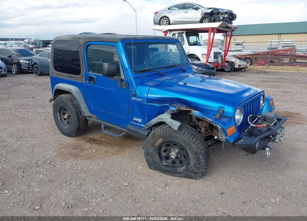 2003 JEEP WRANGLER SPORT VIN: 1J4FA49S03P309296
