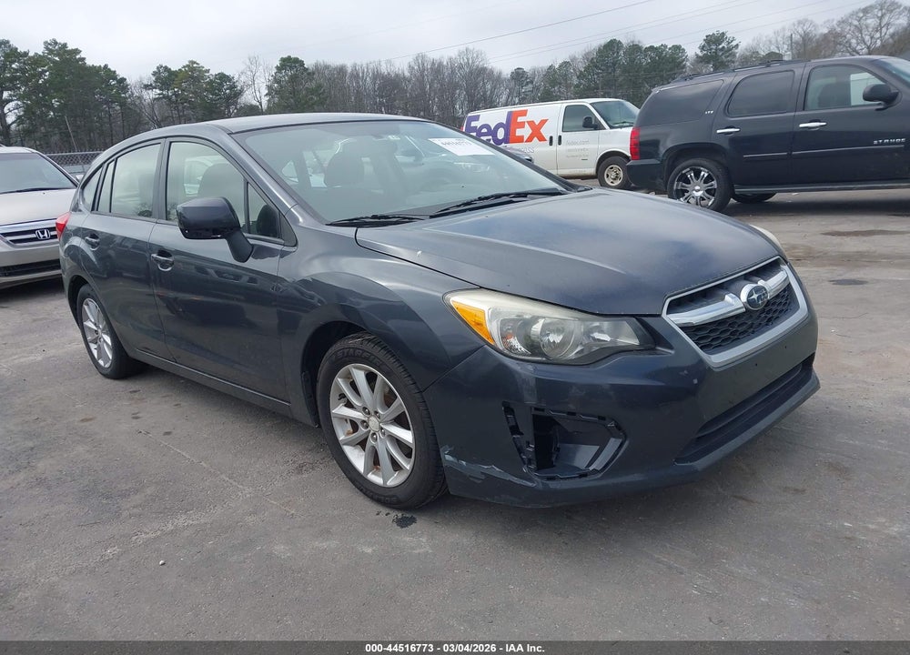 2013 SUBARU IMPREZA 2.0I PREMIUM VIN: JF1GPAC64D2888896