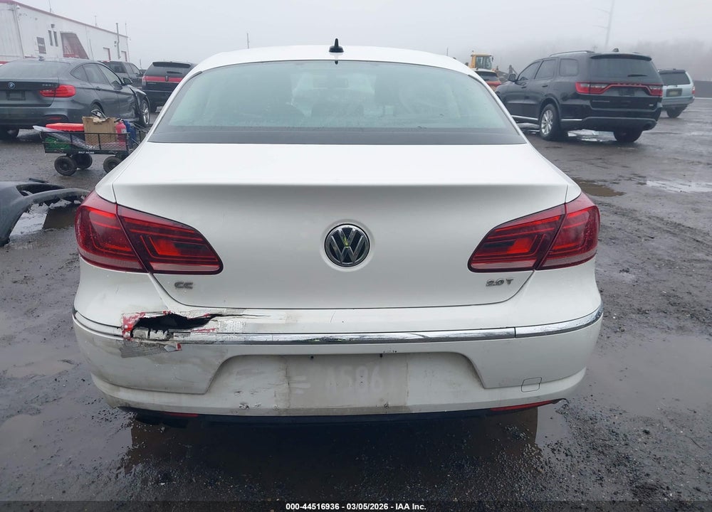 2013 VOLKSWAGEN CC 2.0T SPORT PLUS VIN: WVWBP7AN6DE538122