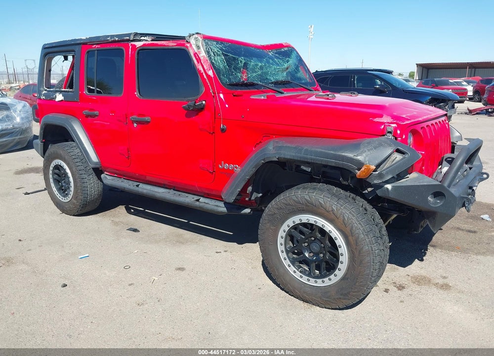 2018 JEEP WRANGLER UNLIMITED SPORT S 4X4 VIN: 1C4HJXDG8JW127965