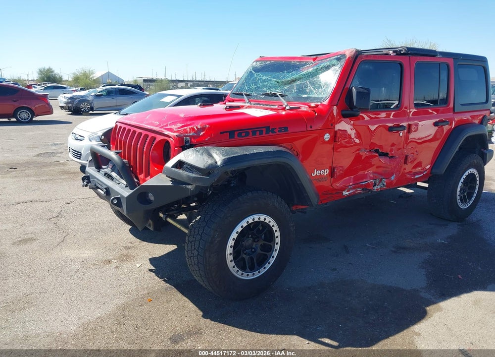 2018 JEEP WRANGLER UNLIMITED SPORT S 4X4 VIN: 1C4HJXDG8JW127965