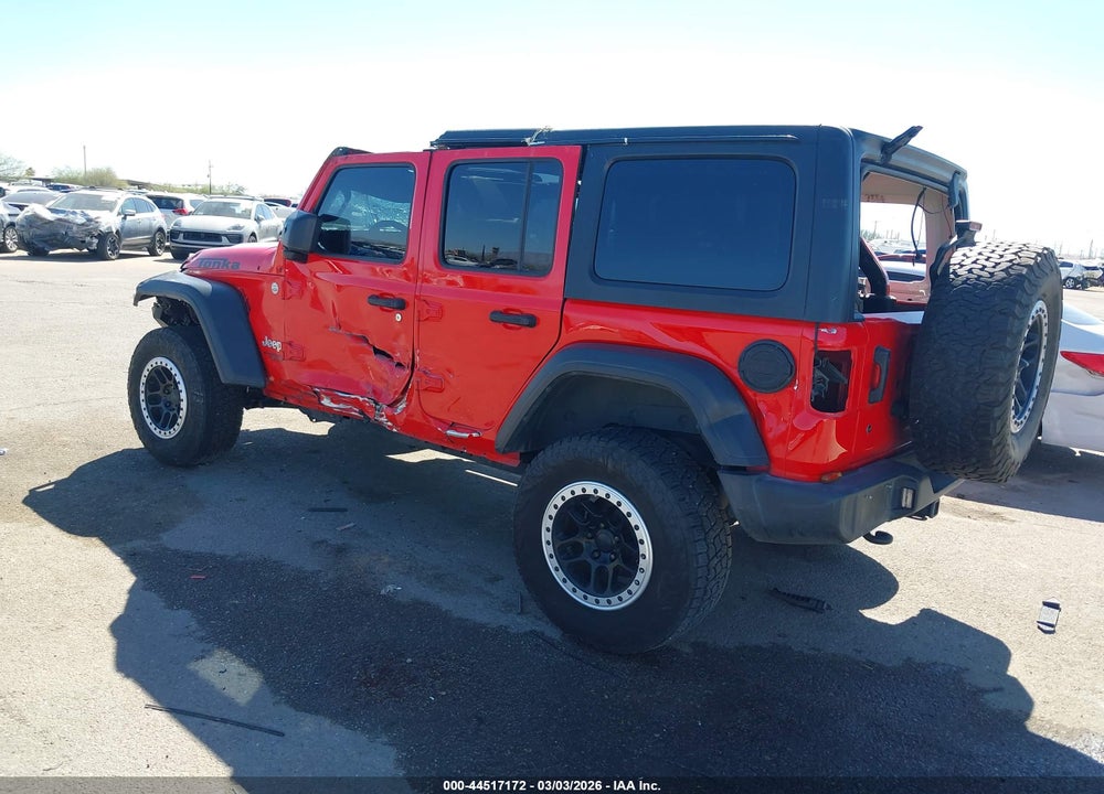 2018 JEEP WRANGLER UNLIMITED SPORT S 4X4 VIN: 1C4HJXDG8JW127965