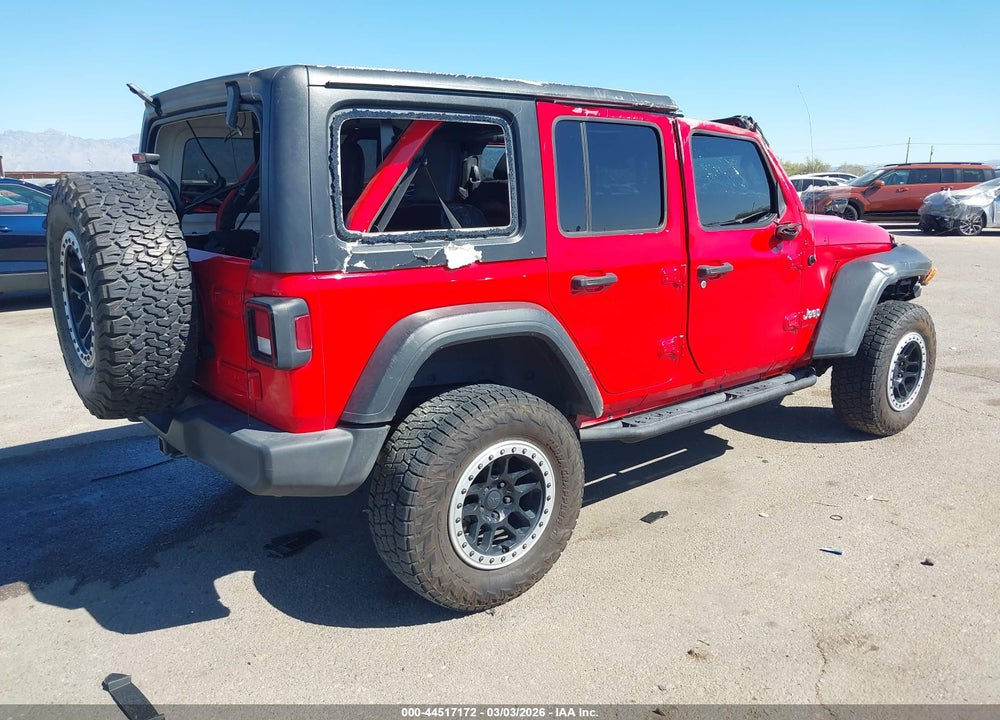 2018 JEEP WRANGLER UNLIMITED SPORT S 4X4 VIN: 1C4HJXDG8JW127965