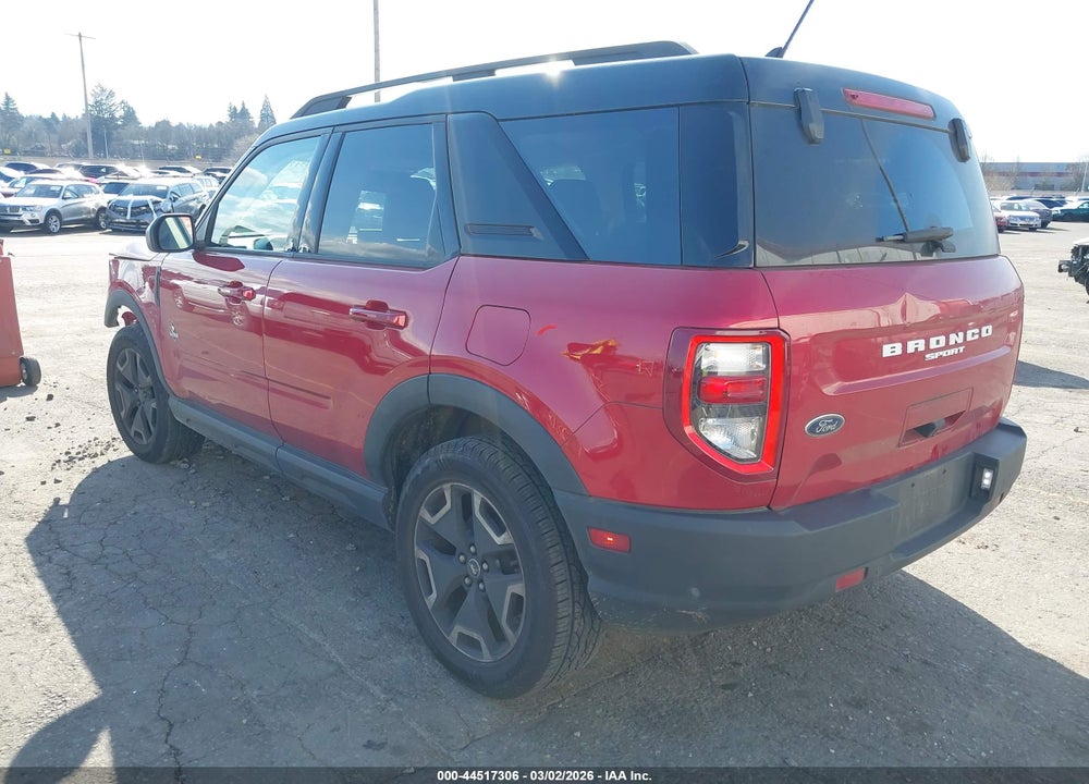 2021 FORD BRONCO SPORT OUTER BANKS VIN: 3FMCR9C6XMRA93604