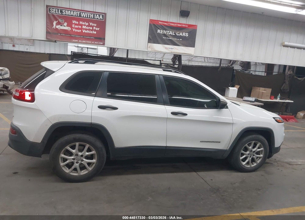 2016 JEEP CHEROKEE SPORT VIN: 1C4PJMAB1GW156333