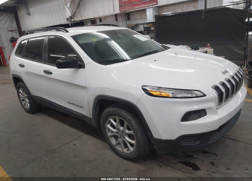 2016 JEEP CHEROKEE SPORT VIN: 1C4PJMAB1GW156333