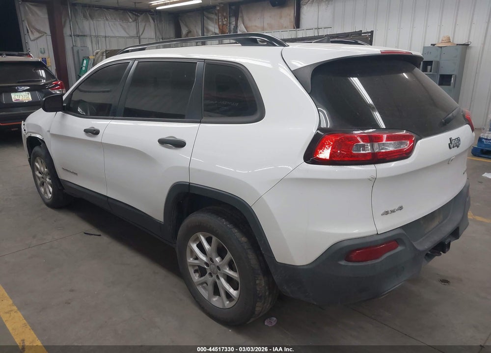 2016 JEEP CHEROKEE SPORT VIN: 1C4PJMAB1GW156333
