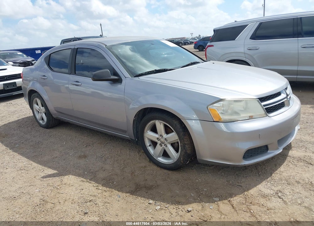 2013 AVENGER DODGE  SE VIN: 1C3CDZAB7DN644811