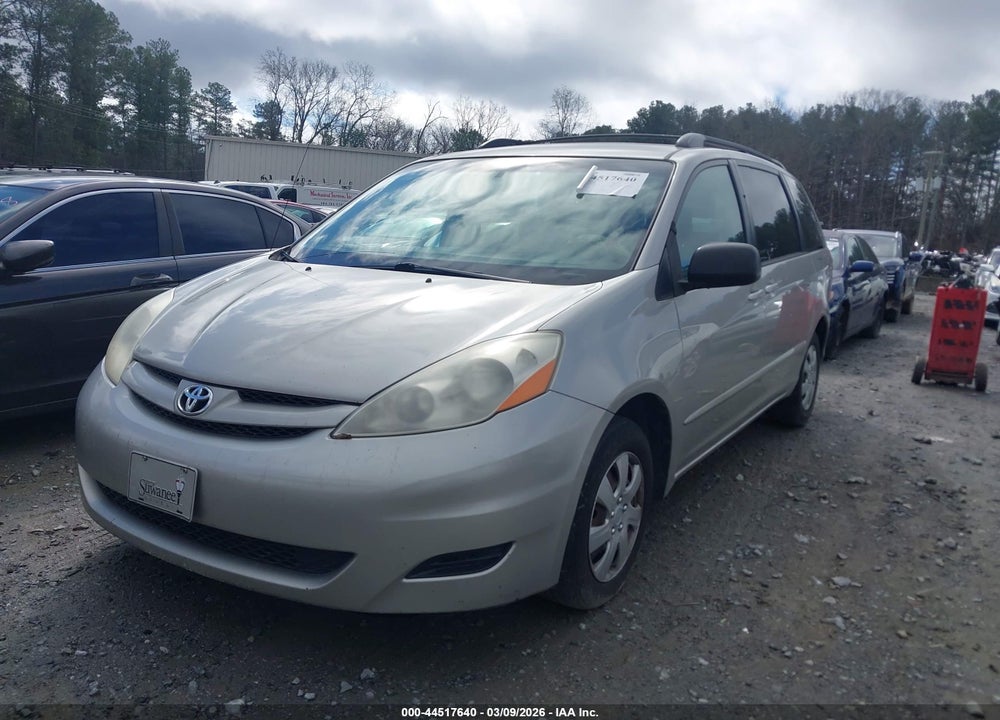 2008 TOYOTA SIENNA LE VIN: 5TDZK23CX8S123252