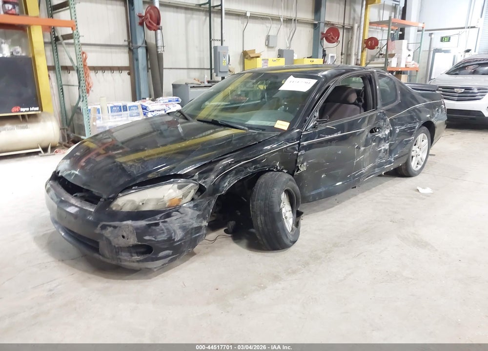 2007 CHEVROLET MONTE CARLO LT VIN: 2G1WK15K579193534