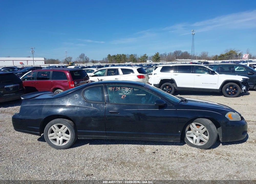 2007 CHEVROLET MONTE CARLO LT VIN: 2G1WK15K579193534