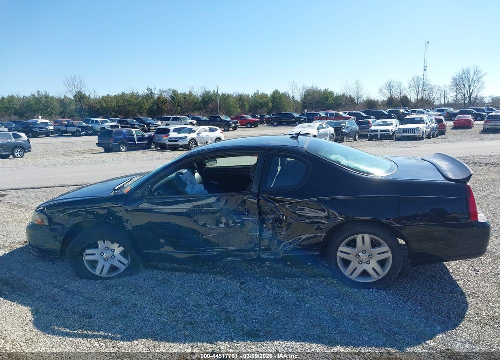 2007 CHEVROLET MONTE CARLO LT VIN: 2G1WK15K579193534