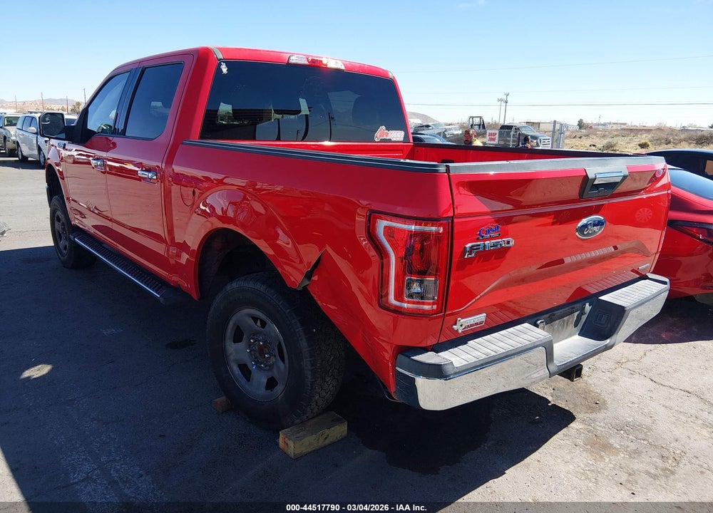 2015 FORD F-150 XLT VIN: 1FTEW1C81FKD77851
