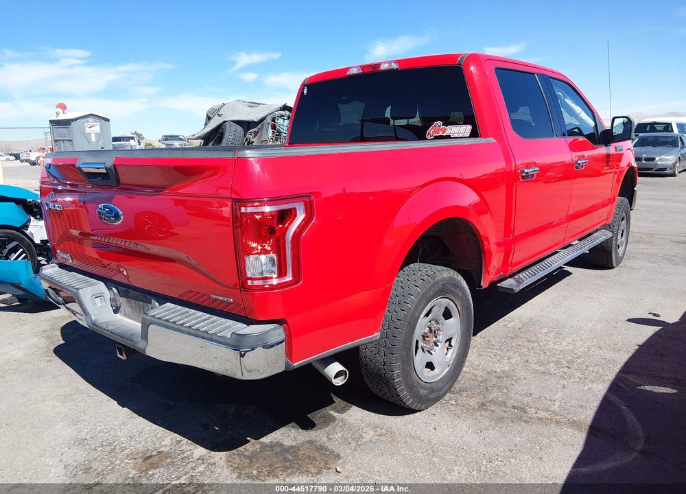 2015 FORD F-150 XLT VIN: 1FTEW1C81FKD77851