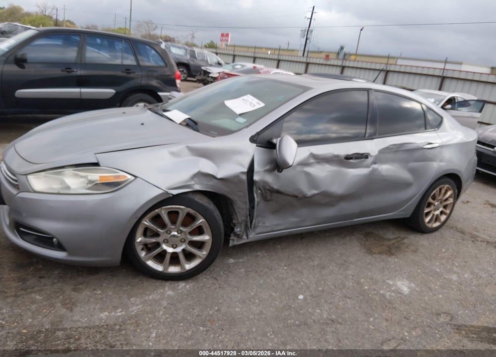 2015 DODGE DART LIMITED VIN: 1C3CDFCB9FD422789