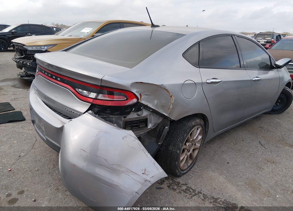2015 DODGE DART LIMITED VIN: 1C3CDFCB9FD422789