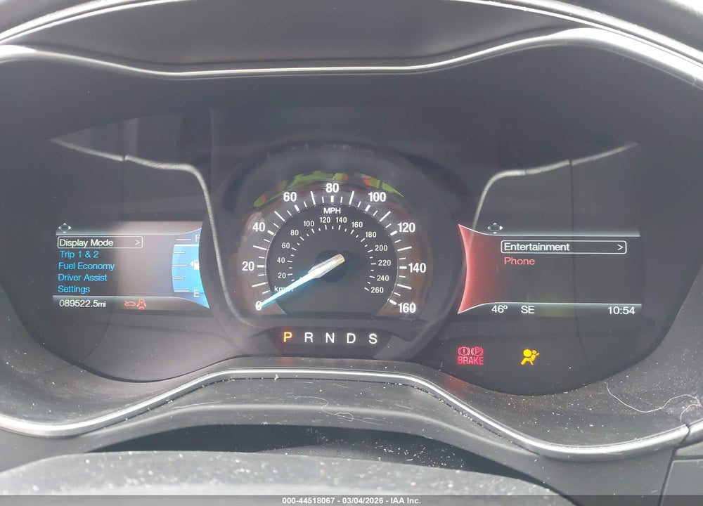 2017 FORD FUSION SE VIN: 3FA6P0T98HR412281