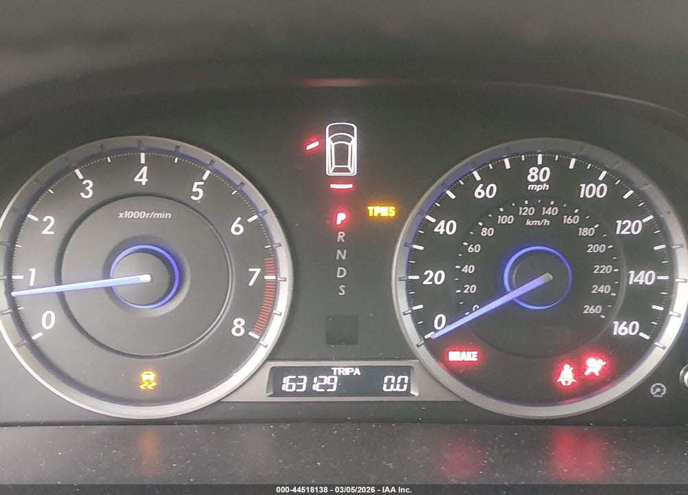 2014 HONDA CROSSTOUR EX-L V6 VIN: 5J6TF2H51EL001620