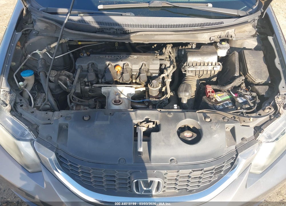 2013 HONDA CIVIC LX VIN: 2HGFB2F50DH519961