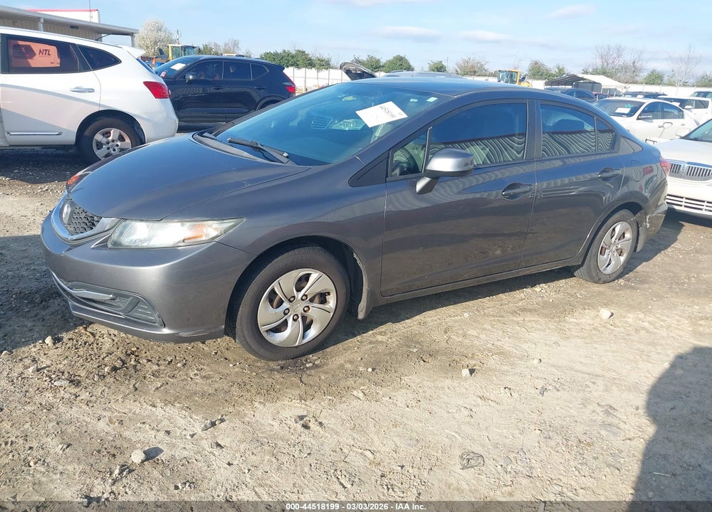 2013 HONDA CIVIC LX VIN: 2HGFB2F50DH519961