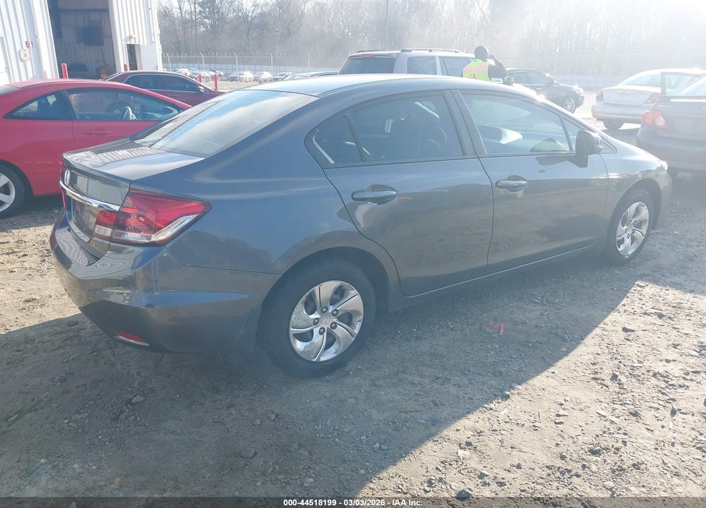2013 HONDA CIVIC LX VIN: 2HGFB2F50DH519961