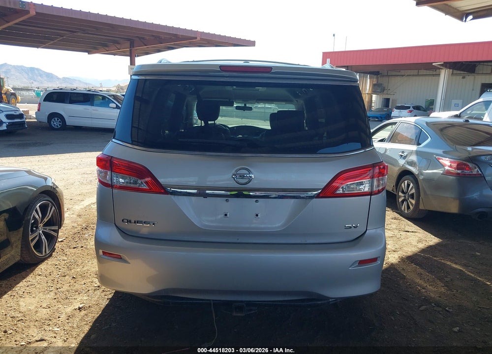 2014 NISSAN QUEST SV VIN: JN8AE2KP8E9108367