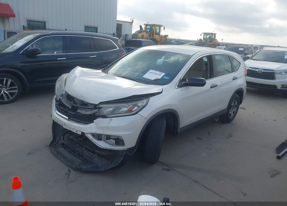 2016 HONDA CR-V LX VIN: 5J6RM3H37GL000138